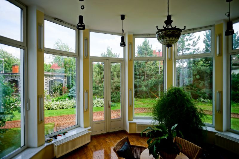 Elegant Bay Windows in a Residential Setting